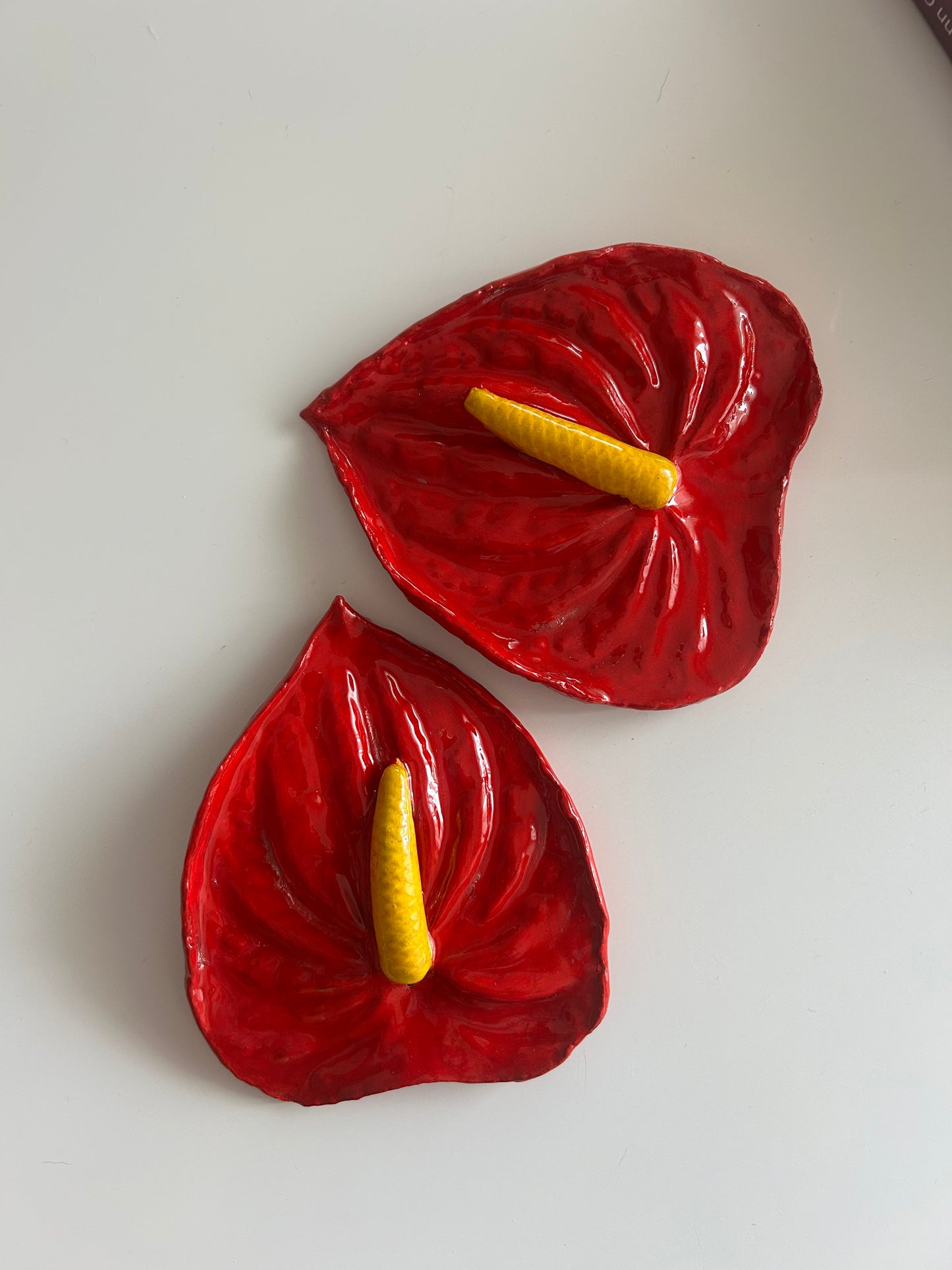 anthurium trinket tray