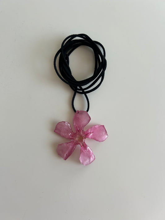 pink blossom choker