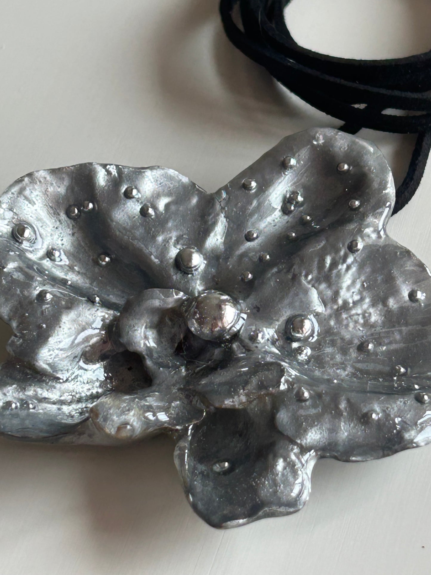 silver orchid choker