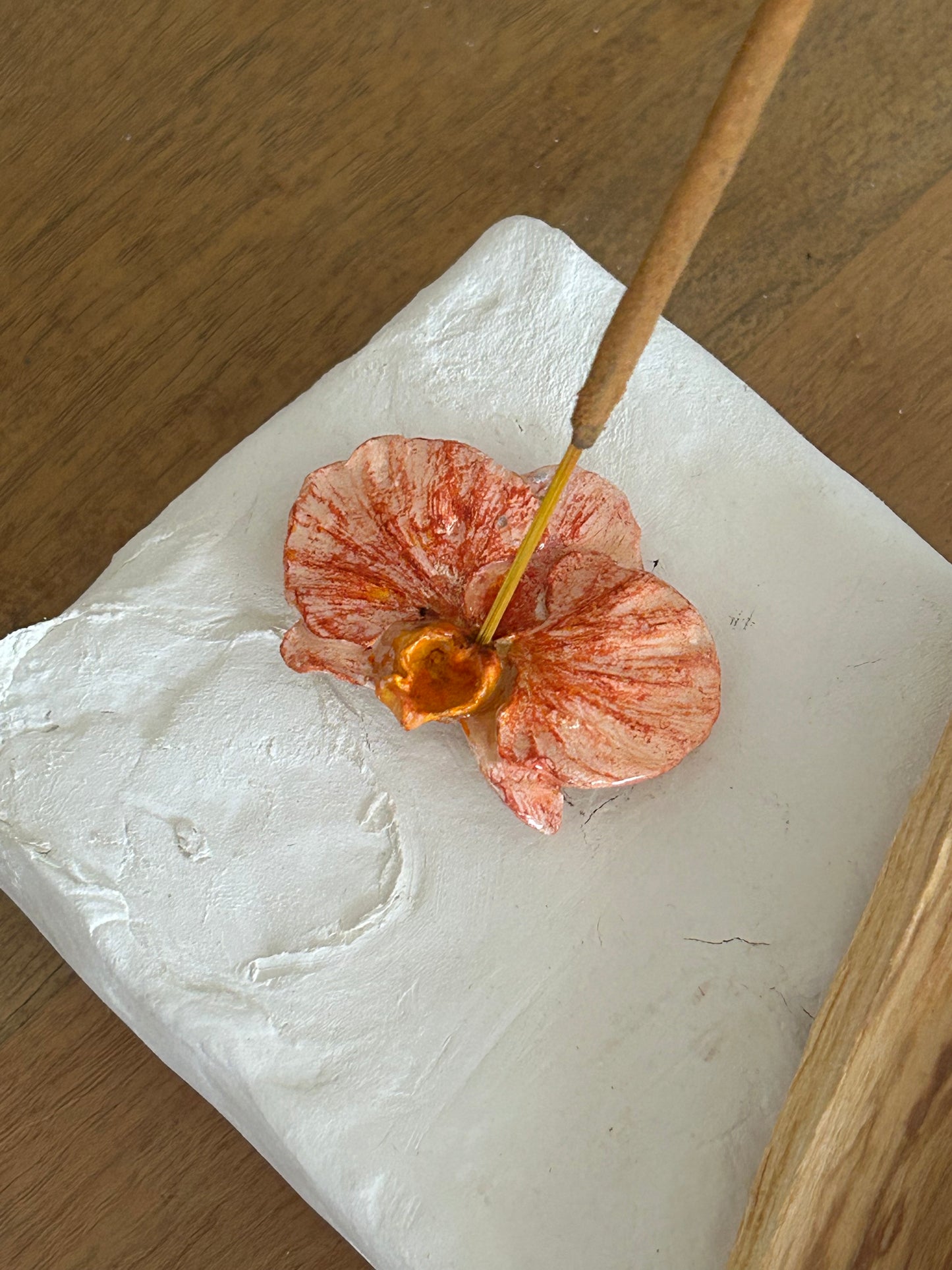 mini orchid incense holder