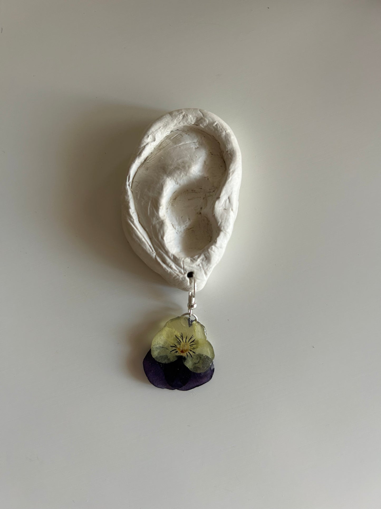 pansy earrings
