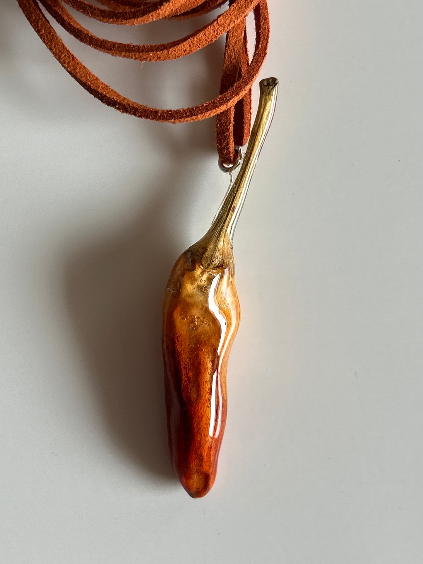 (real) chili pepper choker