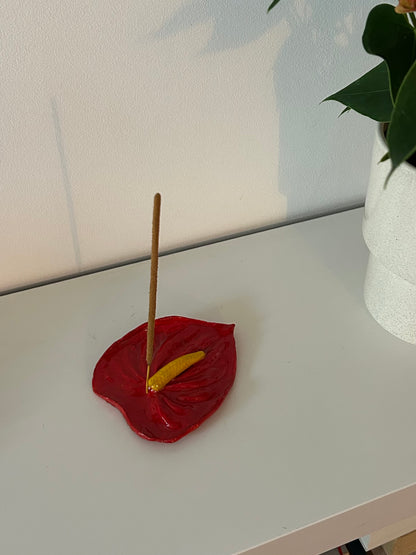 anthurium incense holder