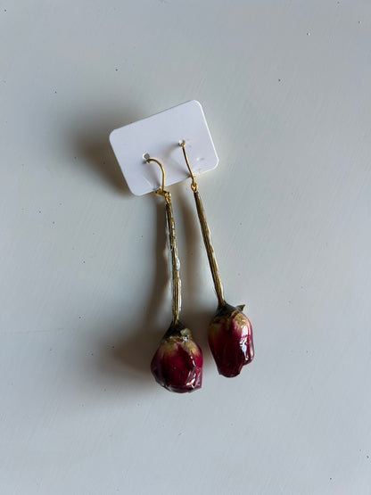 rosas earrings