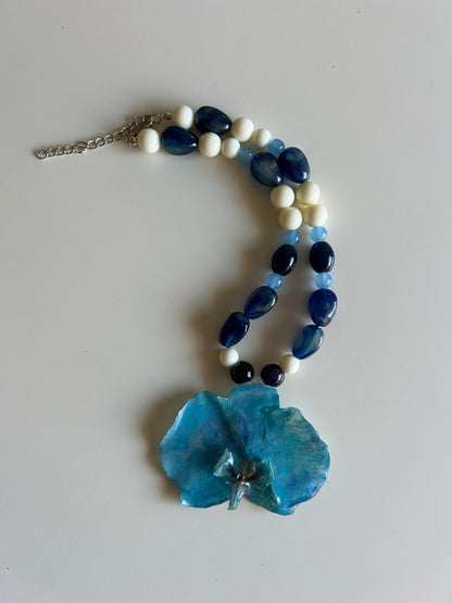 blue orchid necklace