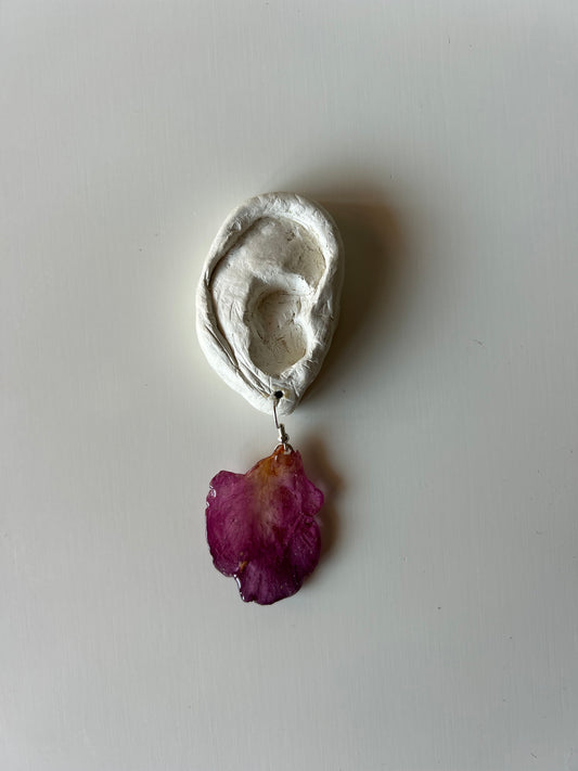 azalea petals earrings
