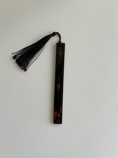 brown bookmarker