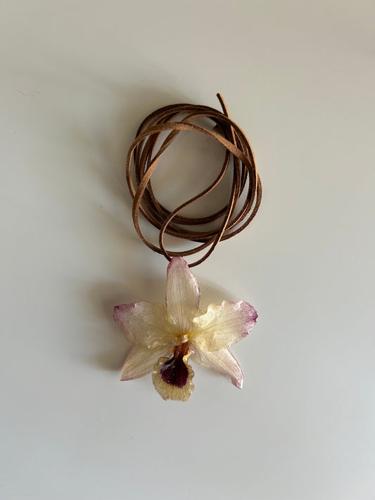 mini dendrobium orchid choker