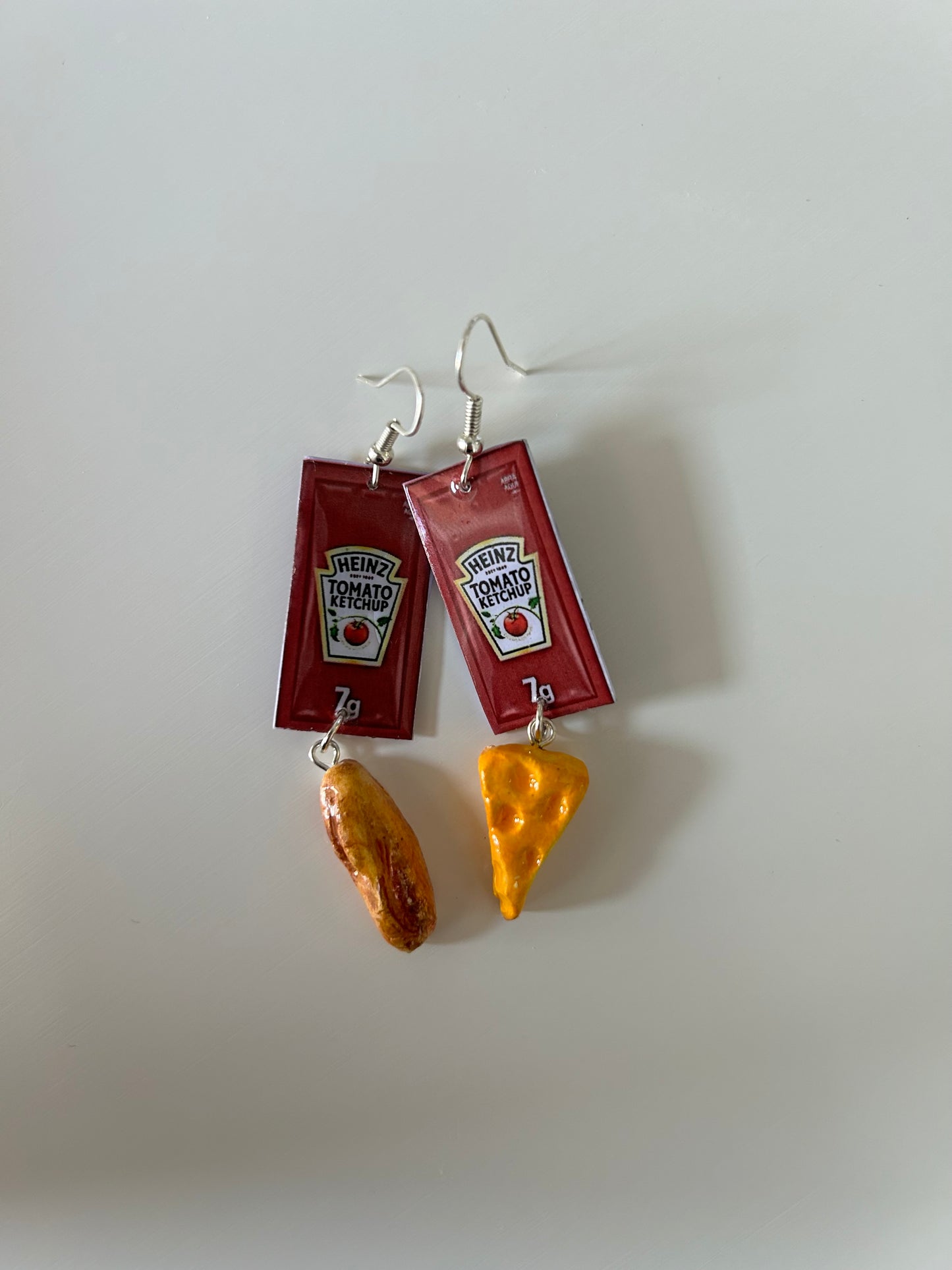 ketchup earrings