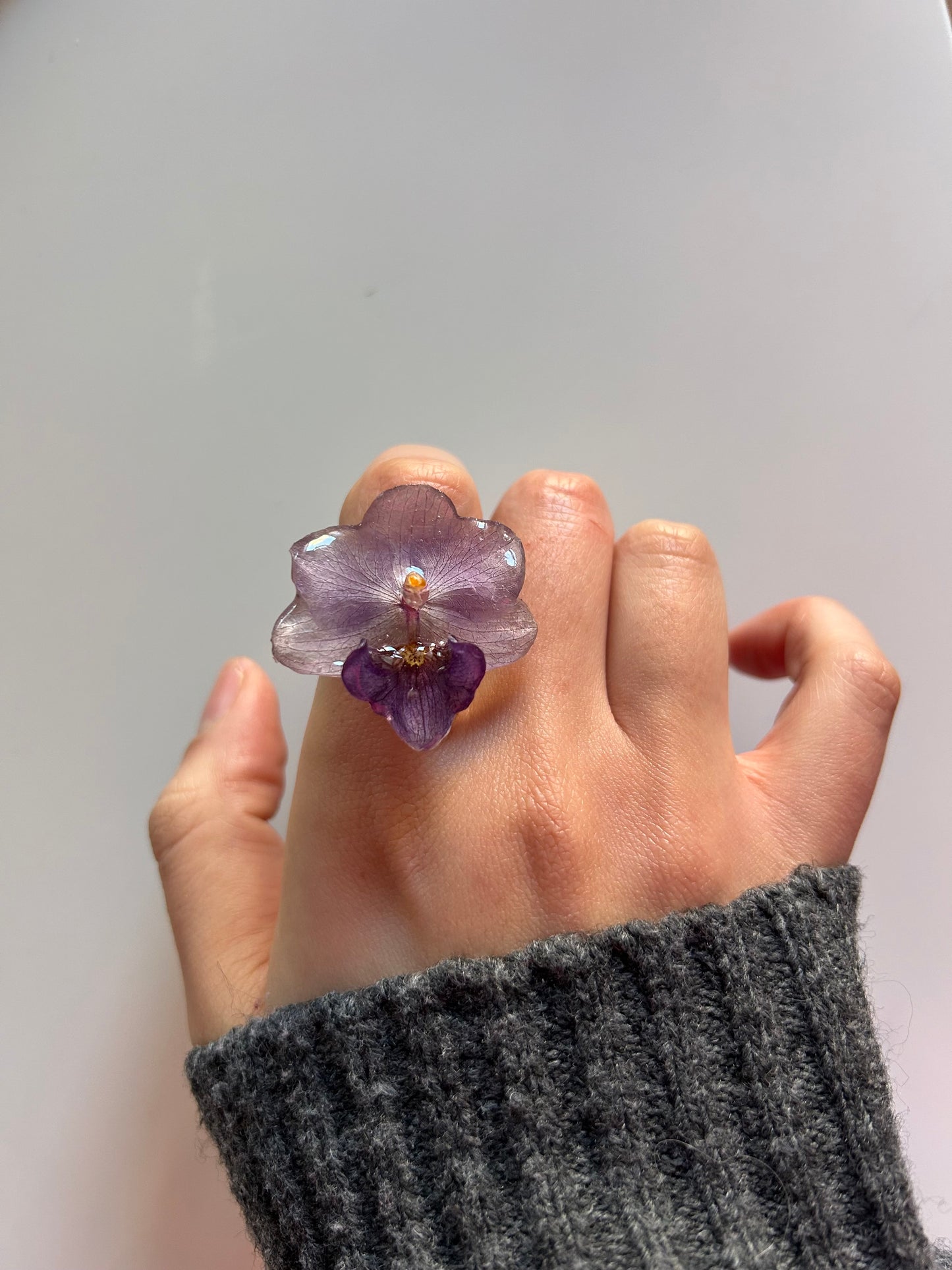 mini orchid ring