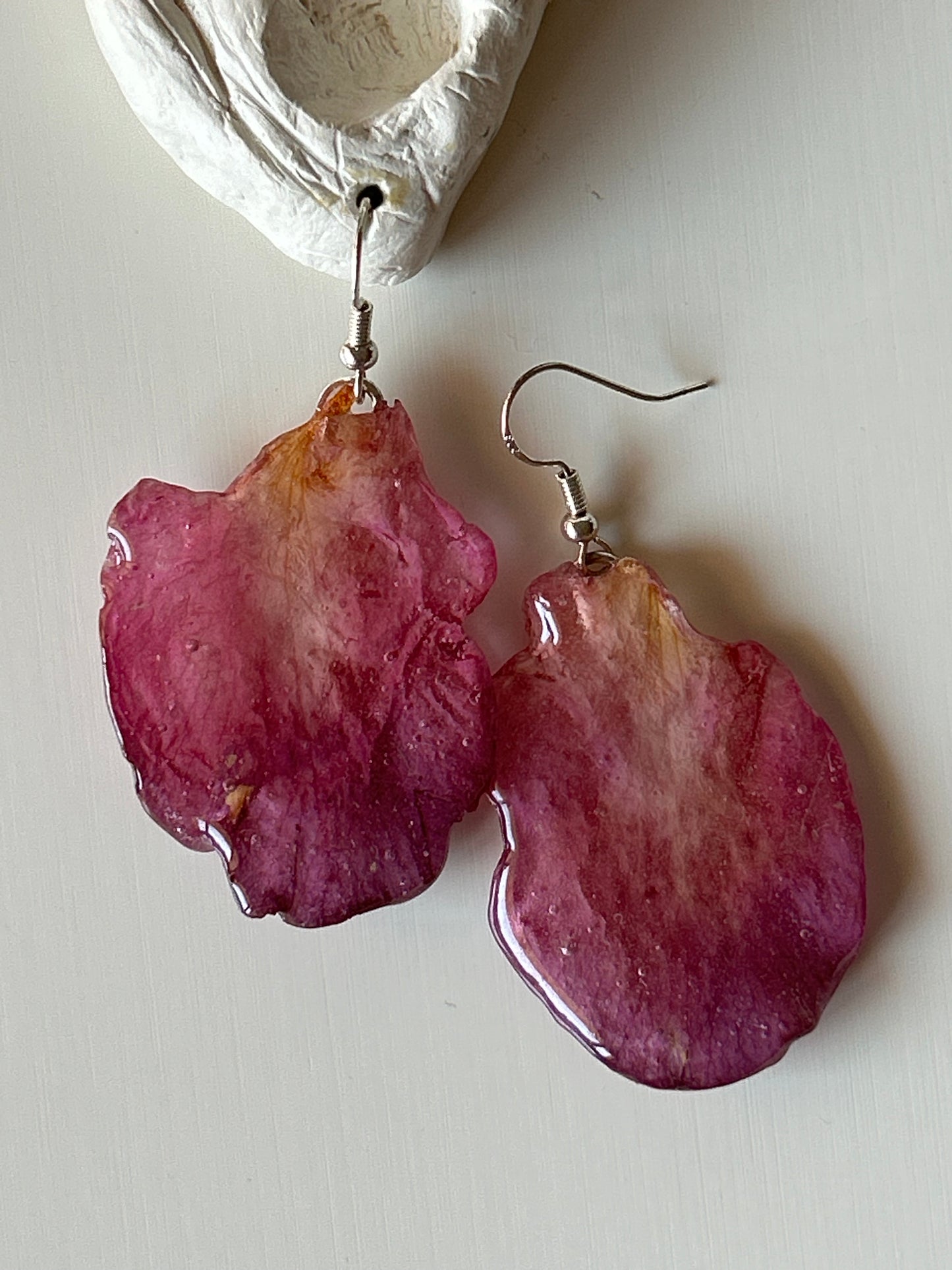 azalea petals earrings