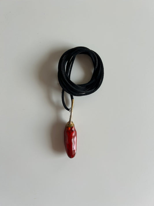 (real) chili pepper choker