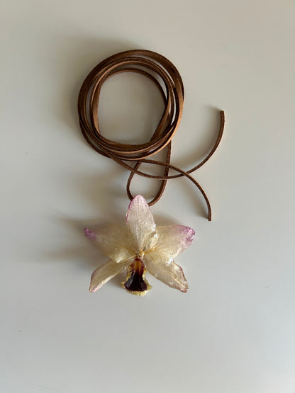 mini dendrobium orchid choker