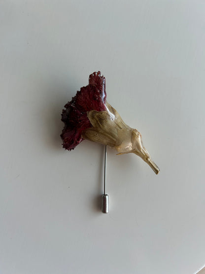pregadeira cravo vermelho