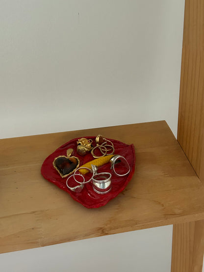 anthurium trinket tray