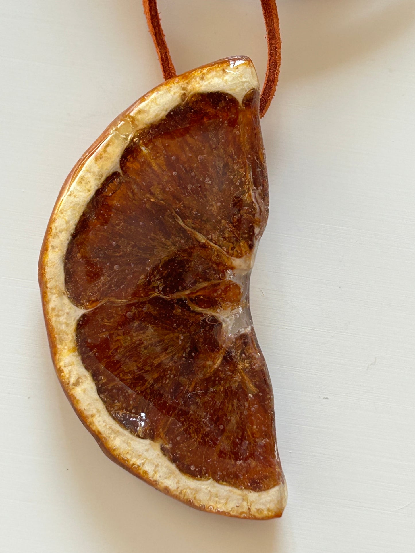 choker fatia de laranja