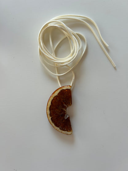 choker fatia de laranja