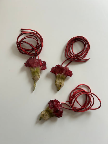fio cravo vermelho