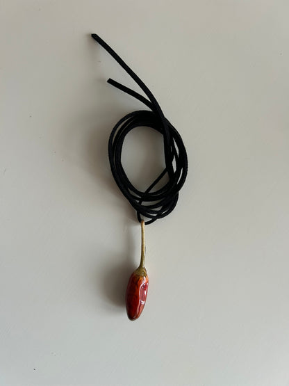 (real) chili pepper choker