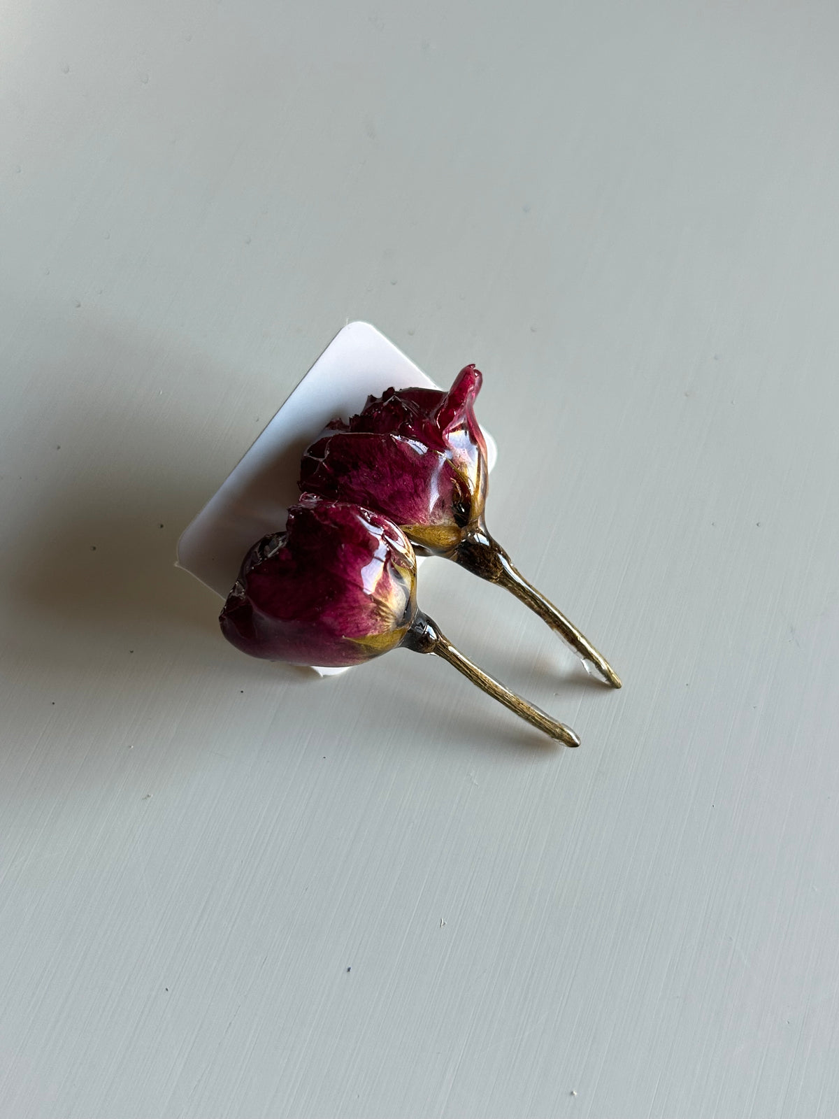 rosas stud earrings