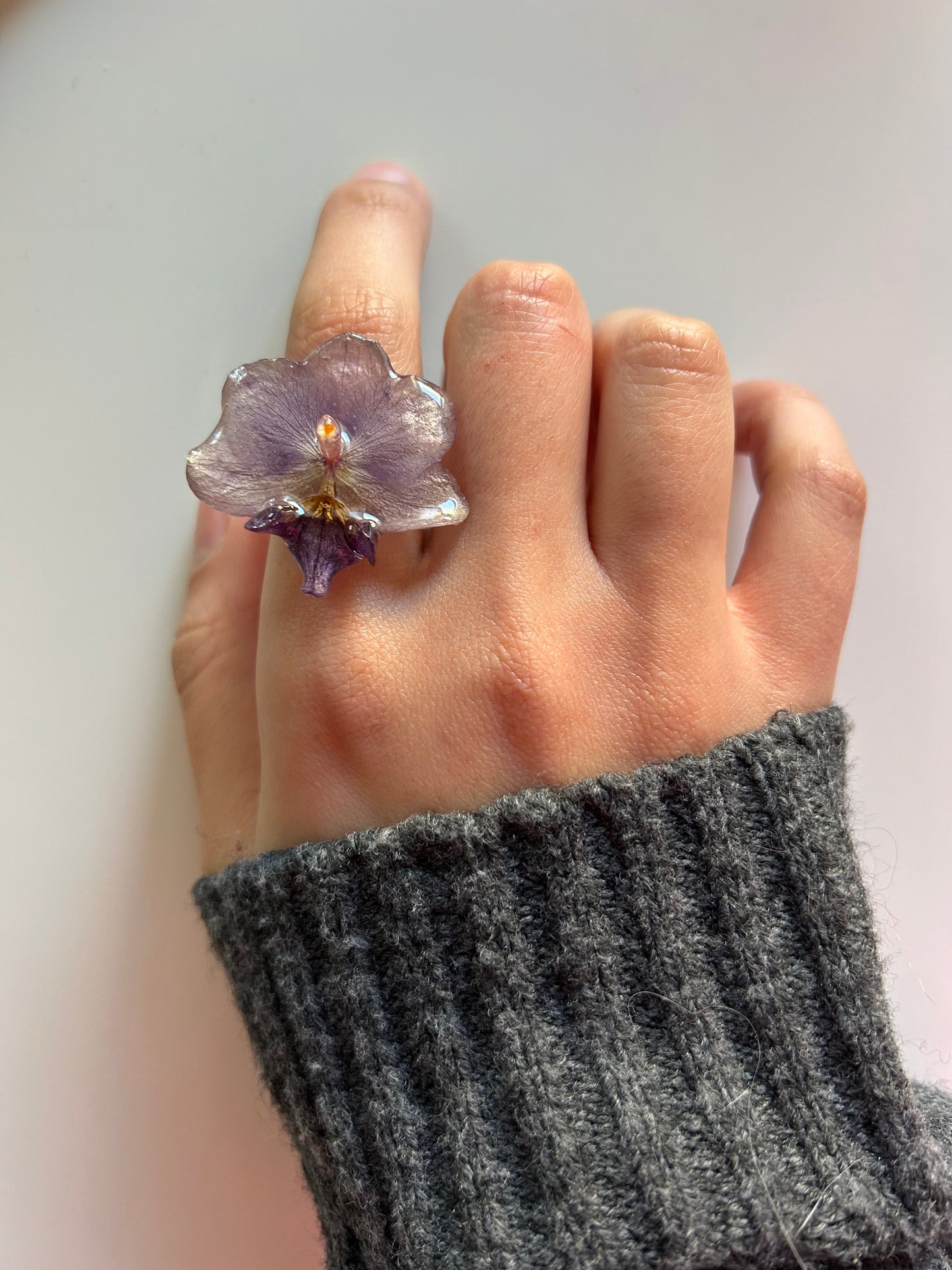 mini orchid ring