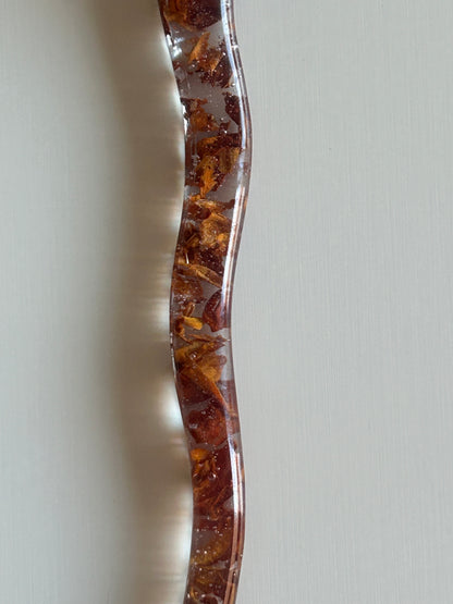 orchid hair stick