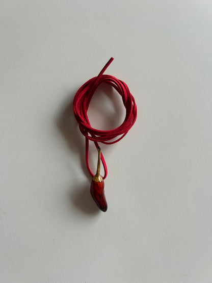 (real) chili pepper choker