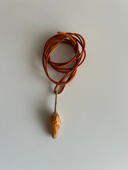 (real) chili pepper choker