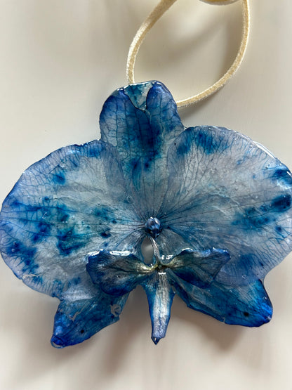 blue moth orchid choker