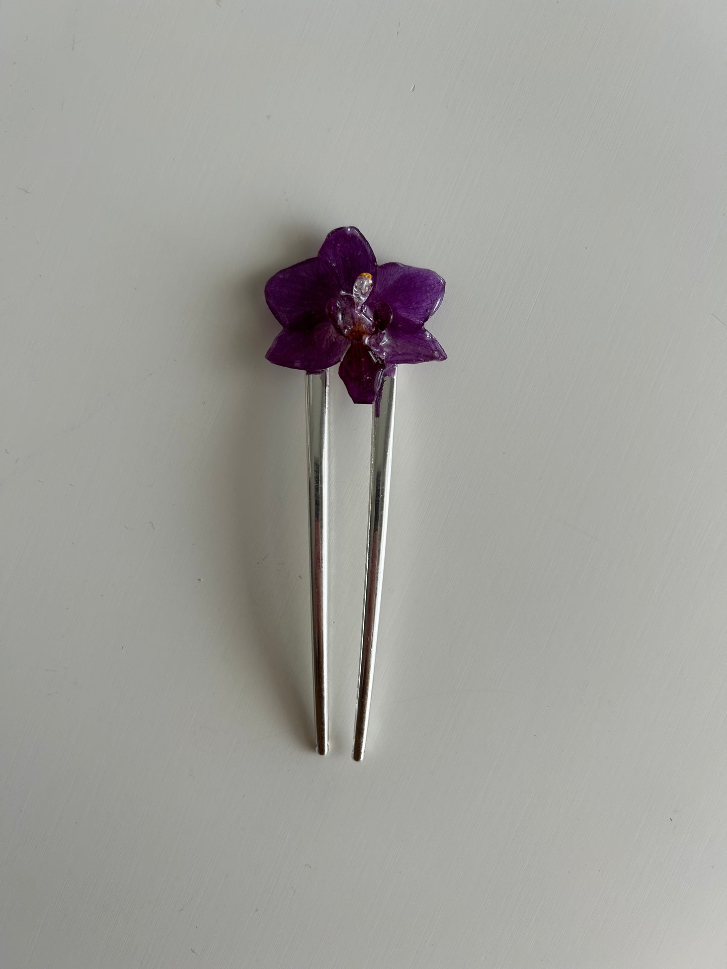 mini orchid french pin