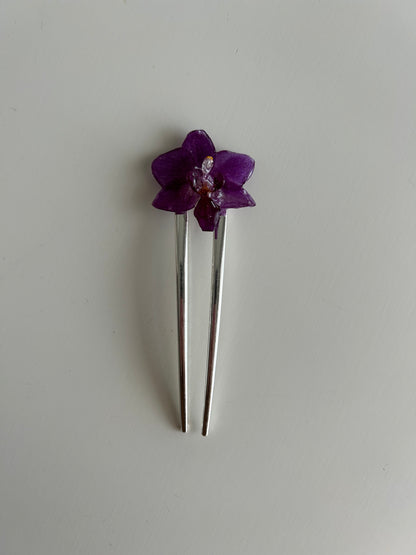 mini orchid french pin