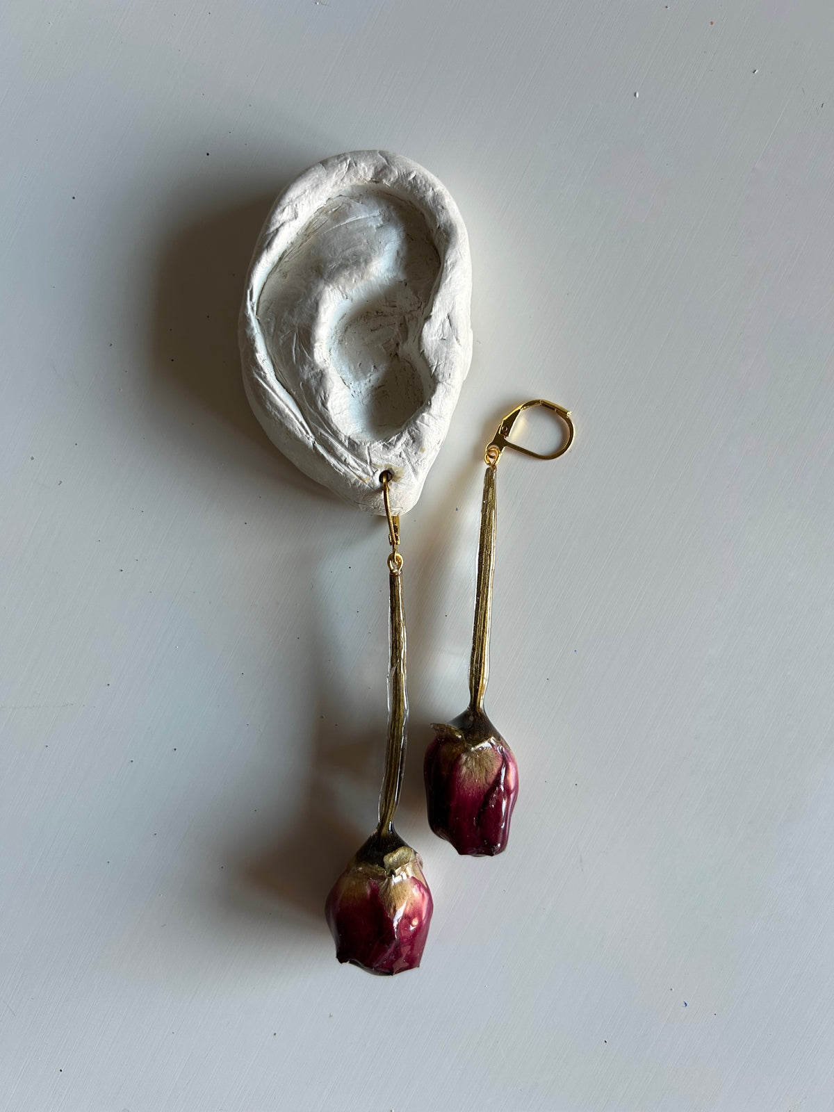 rosas earrings