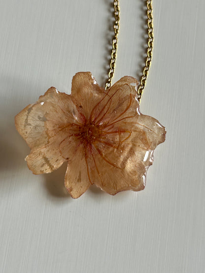 sakura gold necklace