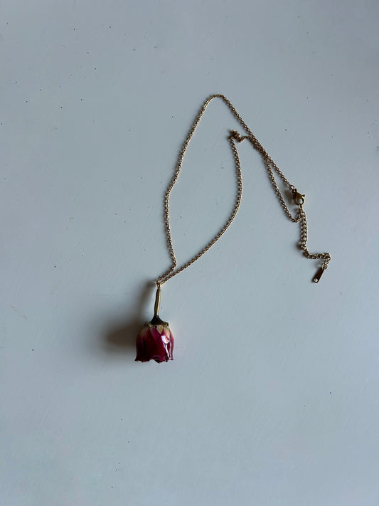 rosa gold necklace