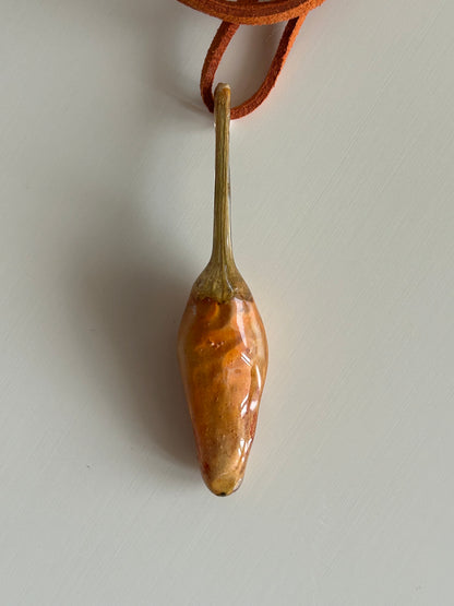 (real) chili pepper choker