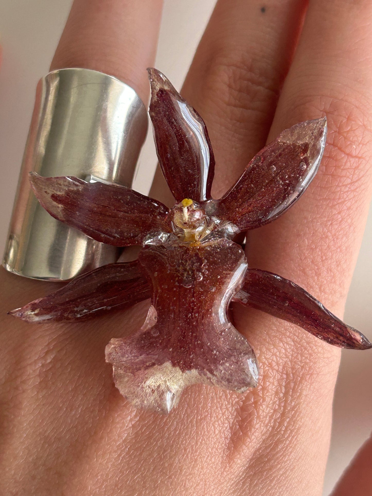 orchid adjustable ring