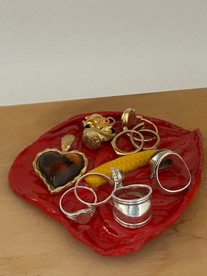 anthurium trinket tray
