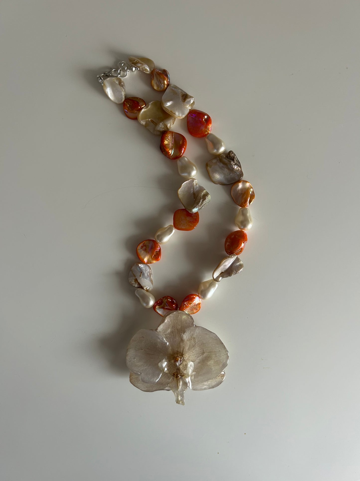 orchid necklace