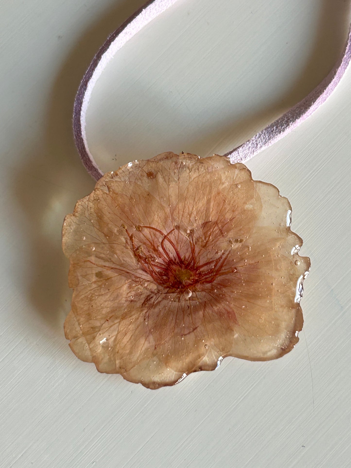 pink blossom choker