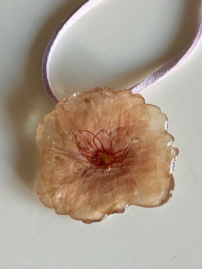 pink blossom choker