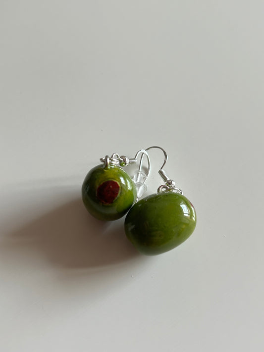 olive earrings