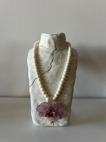 orchid necklace