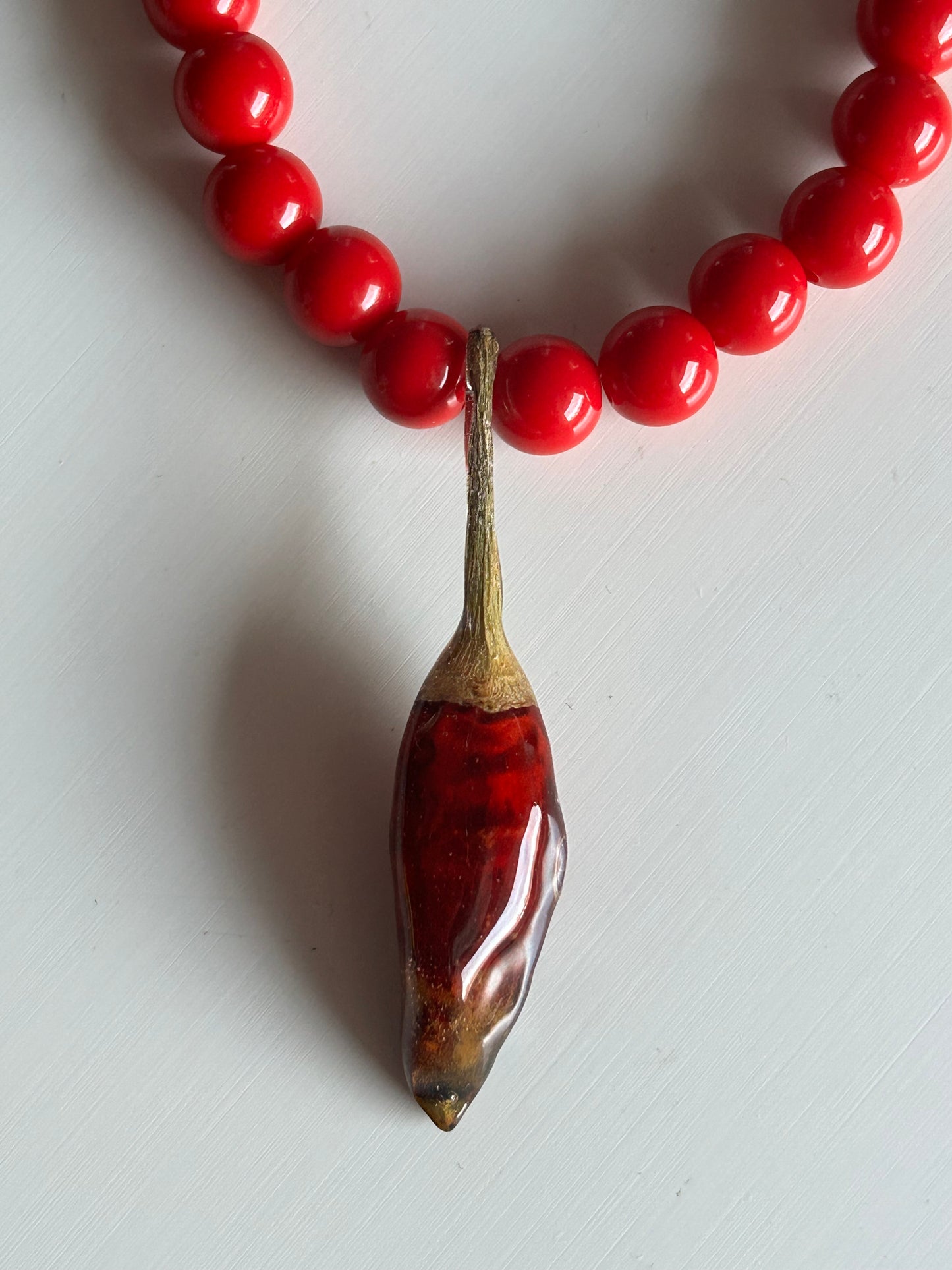 spicy pepper necklace