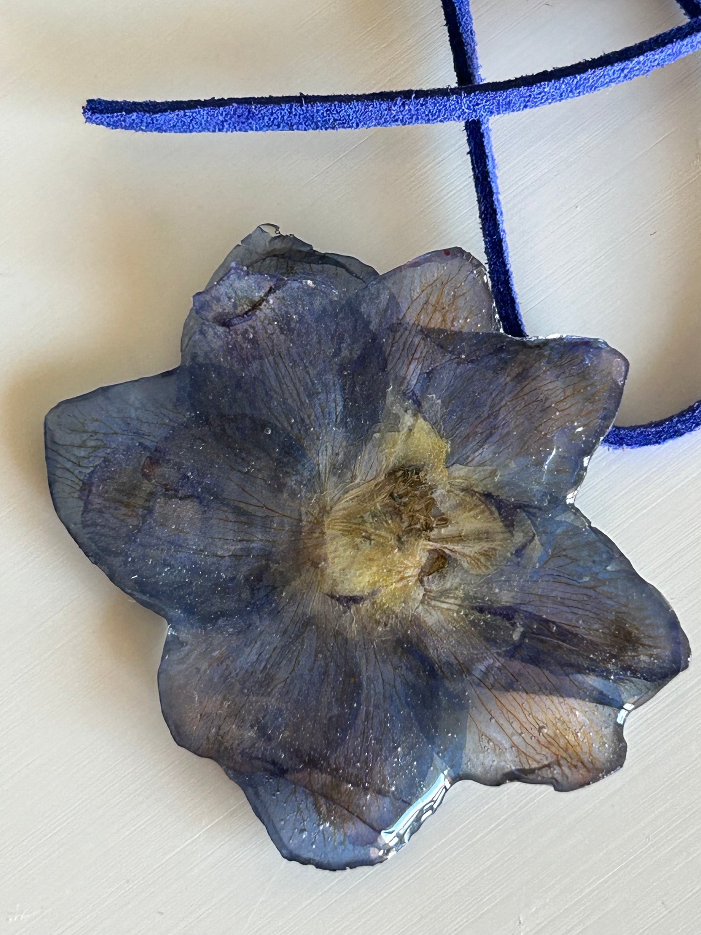 blue velvet choker