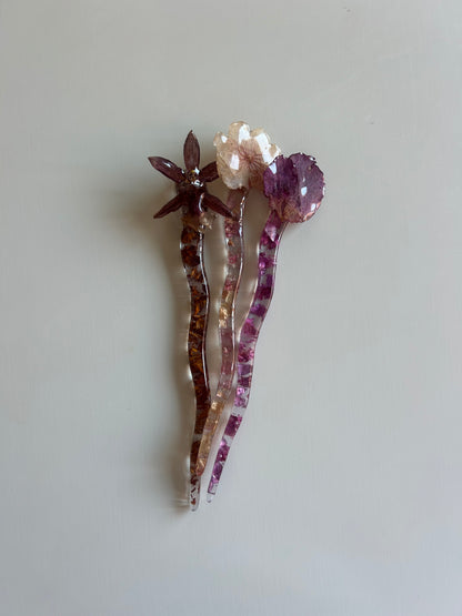 petal hair stick