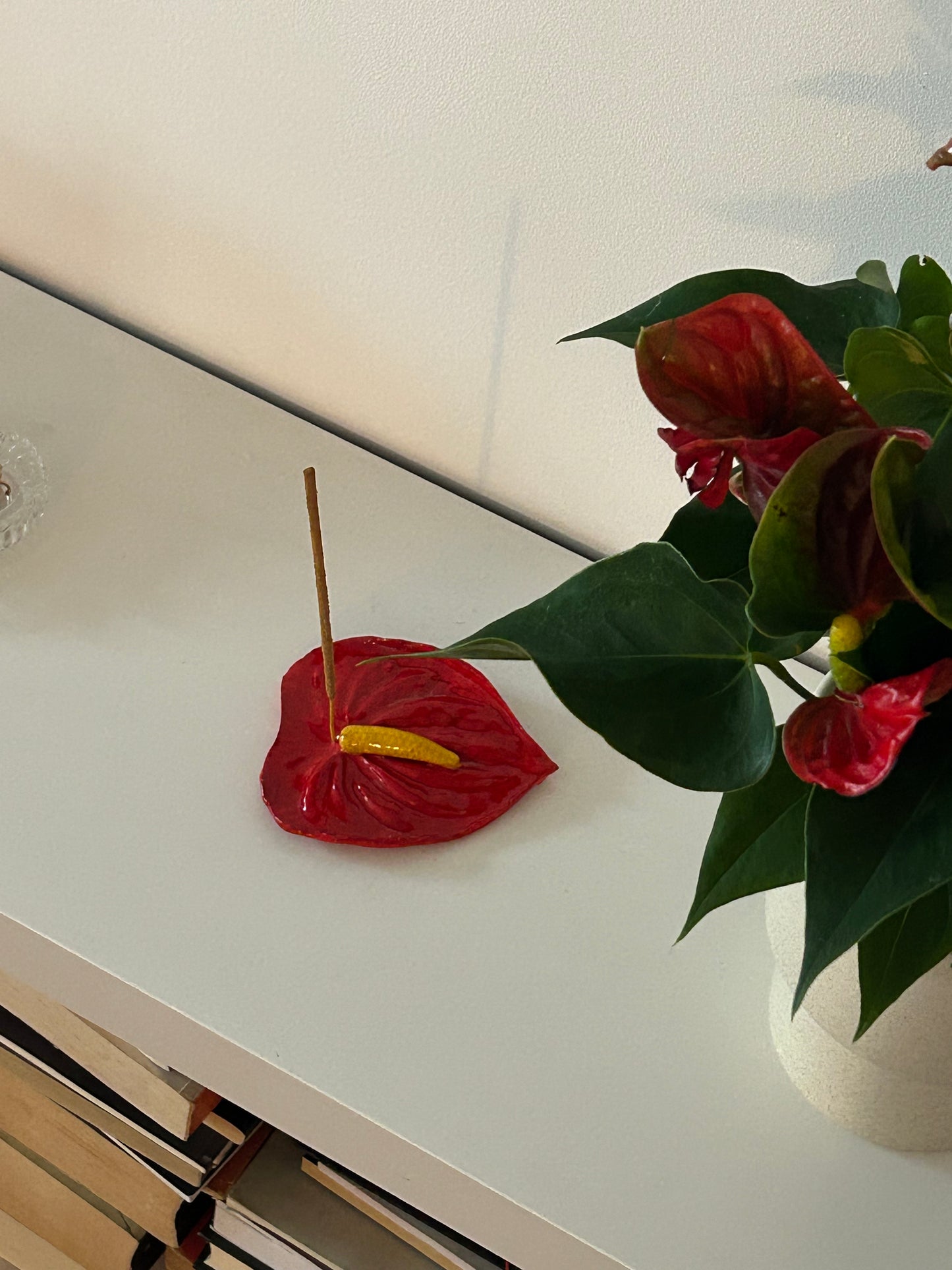 anthurium incense holder