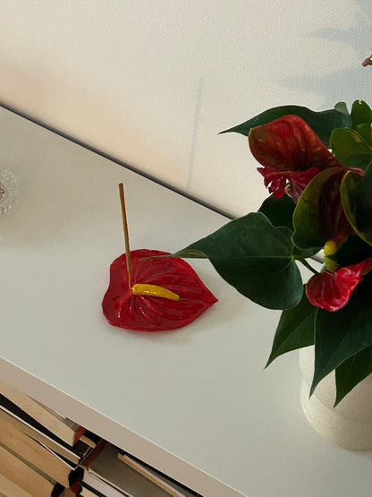 anthurium incense holder