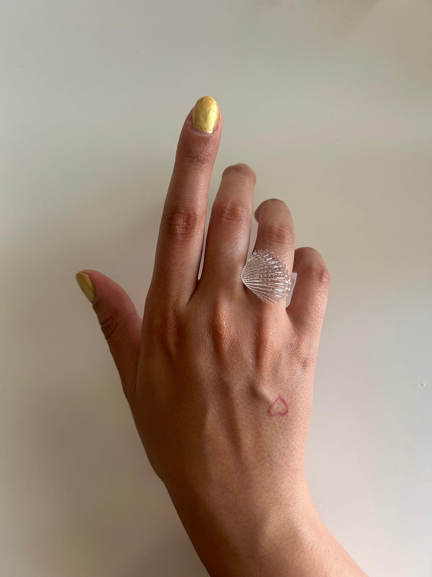 mini shell ring