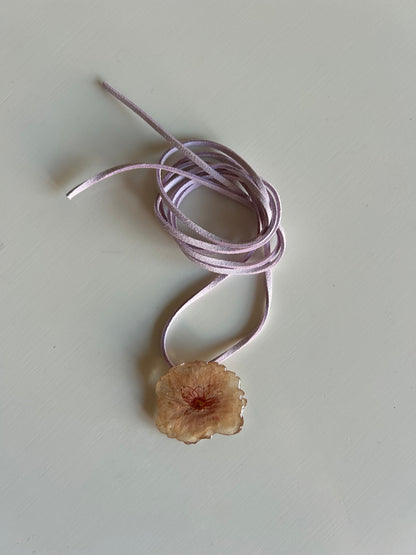 pink blossom choker
