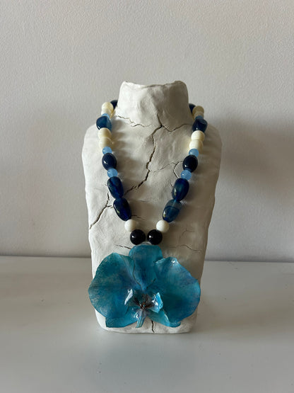 blue orchid necklace